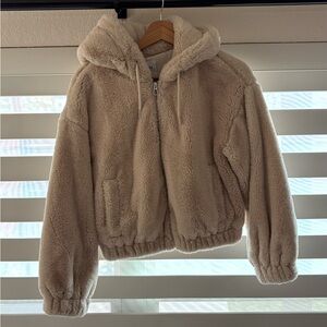 Bershka Cream Puffer Jacket
